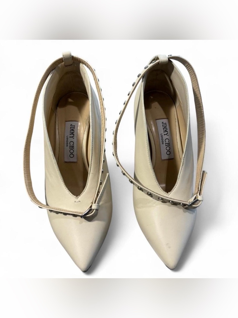 Jimmy Choo Studded Slingback Heels – Size 36.5